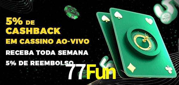 Promoções do cassino ao Vivo 77Fun